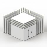 K&uuml;hlr&auml;ume in verschiedenen Gr&ouml;&szlig;en